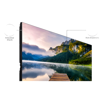 KIT de Video wall LCD 3x3 / 9 pantallas de 55" VM55BU incluye montajes de pared Peerless DS-VW765-LAND