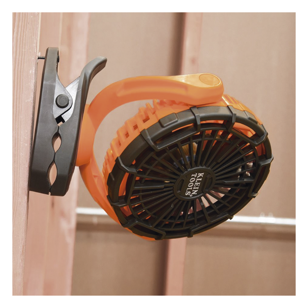 Ventilador Inalámbrico-Portátil Recargable Ideal para el Trabajo. Montable por Pinza o por Potentes Imanes. Incluye cable USB-C