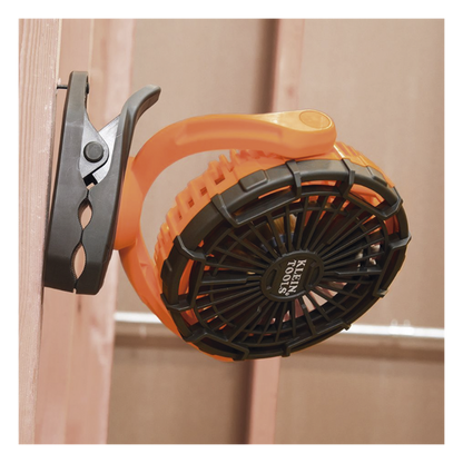 Ventilador Inalámbrico-Portátil Recargable Ideal para el Trabajo. Montable por Pinza o por Potentes Imanes. Incluye cable USB-C
