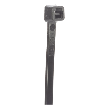 Cincho de Nylon 6.6 StrongHold™, 533mm largo x 7.6mm ancho, Color Negro Exterior, Resistente a Rayos UV, Paquete de 100pz
