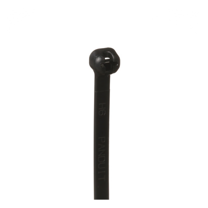 Cincho de Nylon 6.6 Dome-Top®, Con Lengüeta de Bloqueo de Acero Inoxidable, 203 mm largo x 4.7mm ancho, Color Negro, Exterior Resistente a Rayos UV