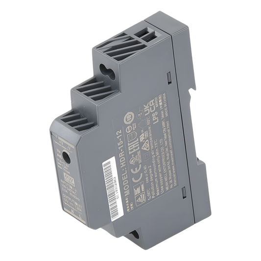 Fuente de Poder Industrial Ultra Delgada Riel Din 12Vcc, 15W