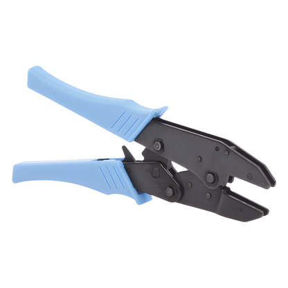 Pinzas Individuales para Plegar Conectores de Anillo. Requiere Juego de Mordarzas de acuerdo al Diámetro del Cable y Tipo de Conector.