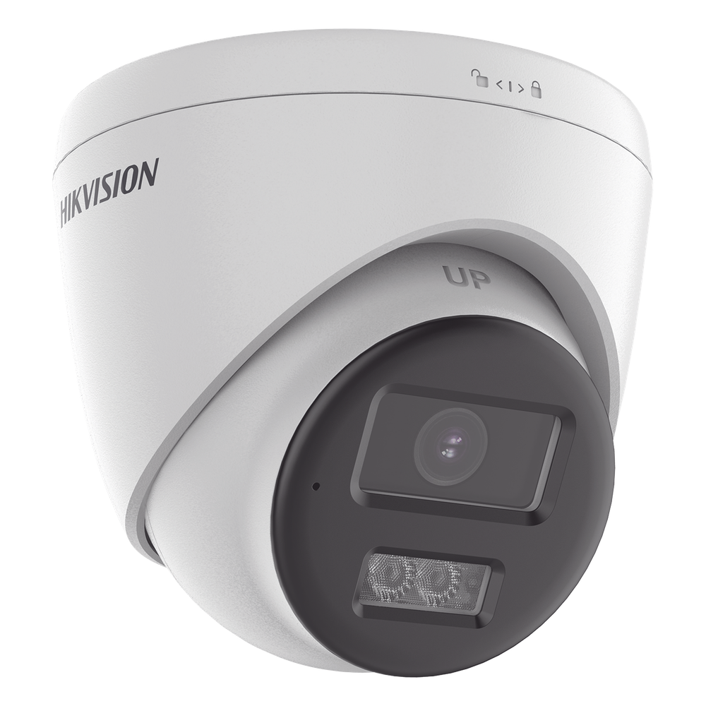 [Audio Bidireccional + Dual Light + ColorVu] Turret TURBOHD 3K (5 Megapixel) / Lente 2.8 mm / 40 mts IR EXIR + 40 mts Luz Blanca / Micrófono y Bocina