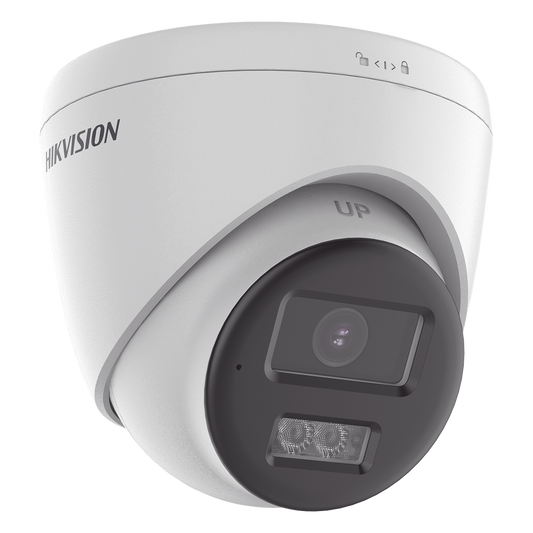 [Audio Bidireccional + Dual Light + ColorVu] Turret TURBOHD 3K (5 Megapixel) / Lente 2.8 mm / 40 mts IR EXIR + 40 mts Luz Blanca / Micrófono y Bocina