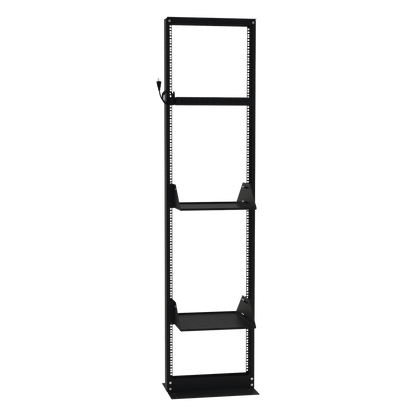 Kit de Rack Estándar 19", 45 UR con 2 Charolas y PDU (8 tomas). Ideal para UPS y Servidores tipo Torre