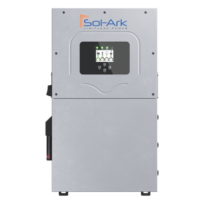 Inversor Hibrido SOL-ARK, 15 Kw, 220 Vcc, Fase Dividida, IP65, Entrada de Baterías a 48 Vcc