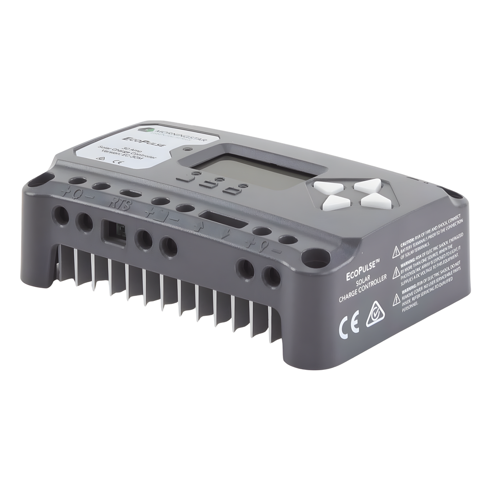 Controlador solar 12/24 Vcc de 30 Amp. Con pantalla de medición