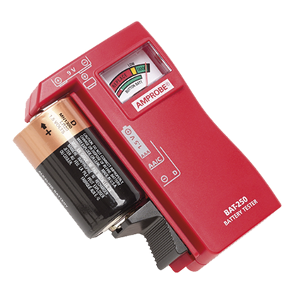 Probador de Baterías 9 Vcc / 1.5 Vcc [AA-AAA-C-D]