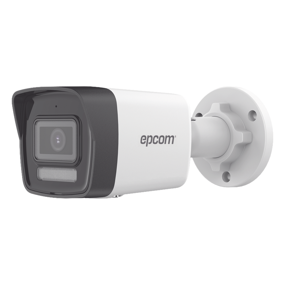 [PROTECCIÓN ACTIVA] Bala IP 4 Megapixel / Lente 2.8 mm / Dual Light (30 mts IR + 20 mts Luz Blanca) / Audio de Dos Vías / Luz Intermitente y Alerta