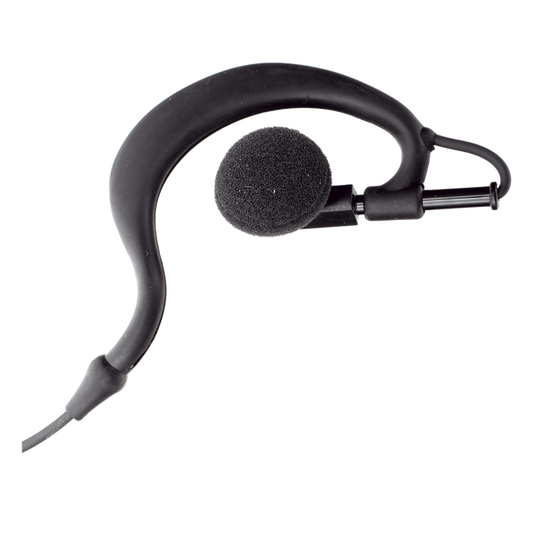 Micrófono - audífono de gancho ajustable al oído con conector de dos pines para KENWOOD Y TXPRO