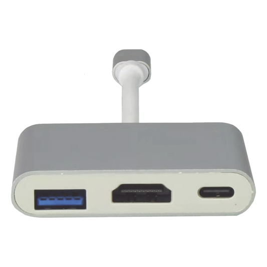 Adaptador Multipuerto USB-C 3.1 A HDMI 4K / USB 3.0 / USB – C / Alta Velocidad de Transmisión de Datos / Admite Carga Rápida (PD) en el Puerto USB – C