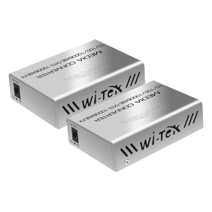 Convertidor de medios / Hasta 20 Km / 1 puerto SC/UPC 1000Mbps / 1 puerto RJ45 1000Mbps / WL: Tx 1310nm - Rx 1550nm / incluye 2 piezas A y B