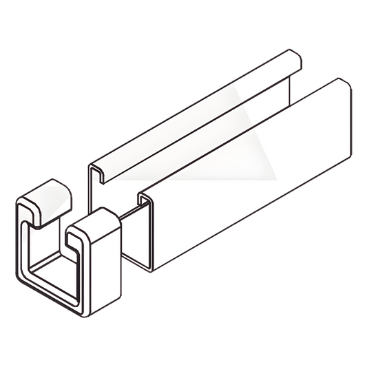 Tope Unicanal Muesca para Tornillo de 1/2" ( 13 mm ).