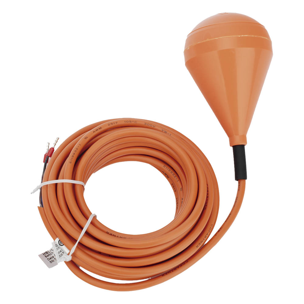 Interruptor de nivel tipo flotador con cable de 5 metros para control de nivel de agua