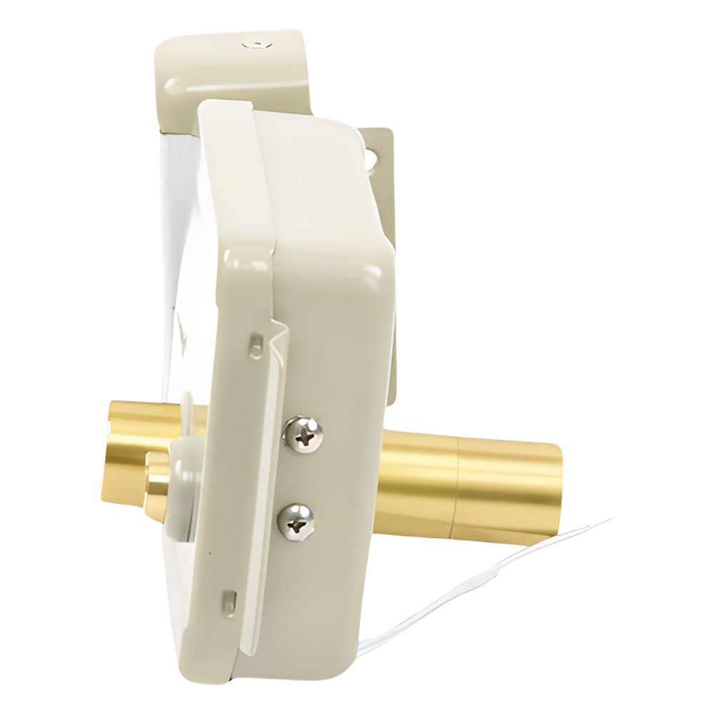 Cerradura Eléctrica con Botón de Salida / Incluye Llave / Exterior / Izquierda