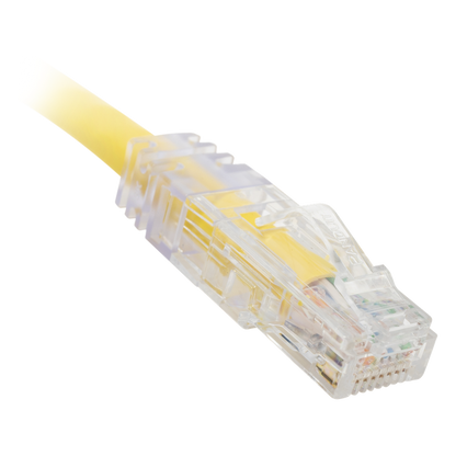 Cable de Parcheo TX6, UTP Cat6, 24 AWG, CM, Color Amarillo, 0.3 Metros (1 Pie)