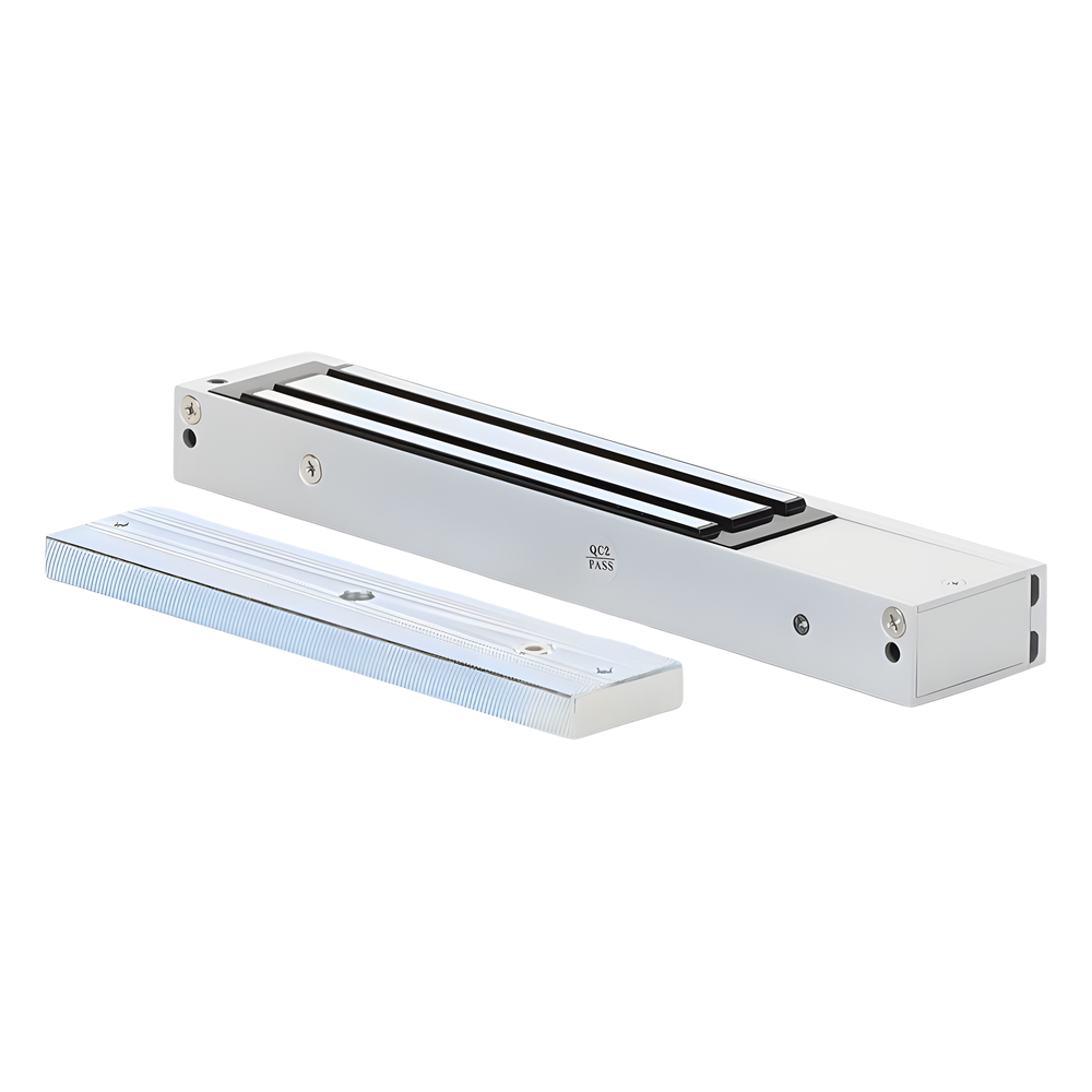 Chapa Magnética de 600 Lbs (272 Kg) / Montaje en Puerta Normal / Certificado CE / Uso en Interior / Magnetismo Anti-residual
