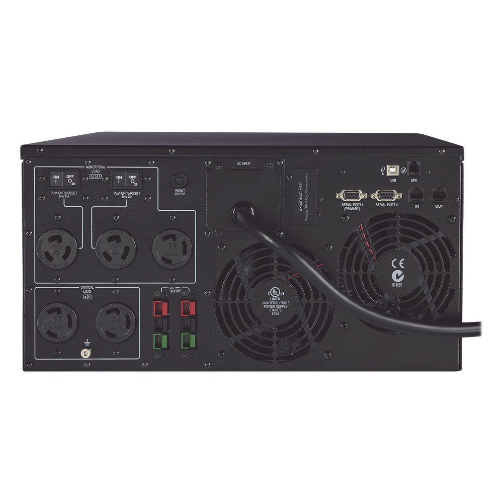 UPS de 5000 VA/4500 W, Topología Línea Interactiva, 200 - 240 Vca de Entrada, 208 Vca de Salida, Onda Senoidal Pura, Torre o Rack 5 UR, Con 3 Tomas