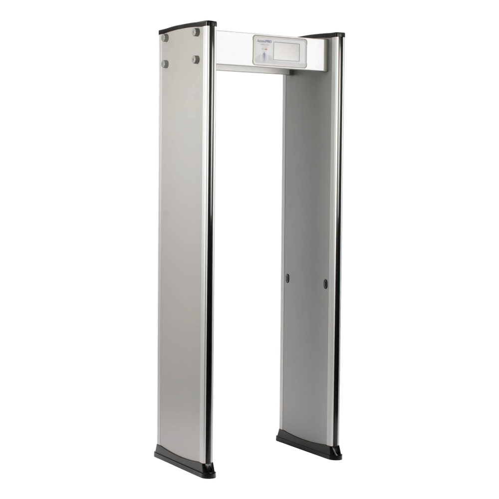 Detector de Metales de 18 Zonas / Arco para Interiores / 50 Inspecciones por Minuto / Sensor Infrarrojo Anti-Falsas / Contador Integrado / 8