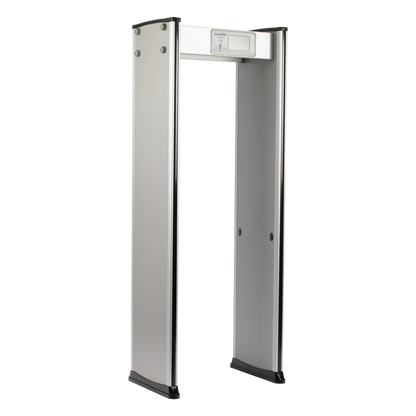 Detector de Metales de 18 Zonas / Arco para Interiores / 50 Inspecciones por Minuto / Sensor Infrarrojo Anti-Falsas / Contador Integrado / 8