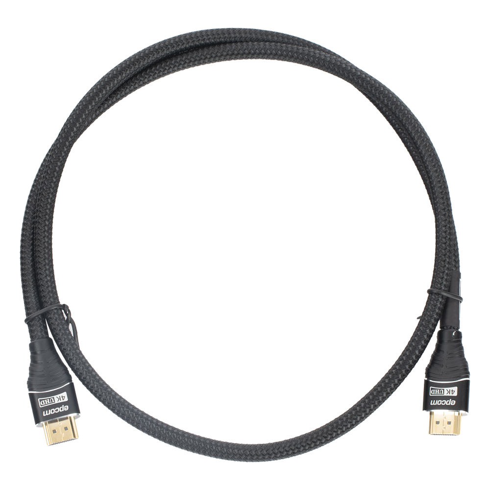 Cable HDMI de 1 Metro (3.28 Pies) | Alta Definición | Longitud | Versión 2.0 | Alta Velocidad 18Gbps | 4K@60Hz | Conectores Chapados en Oro | Tipo