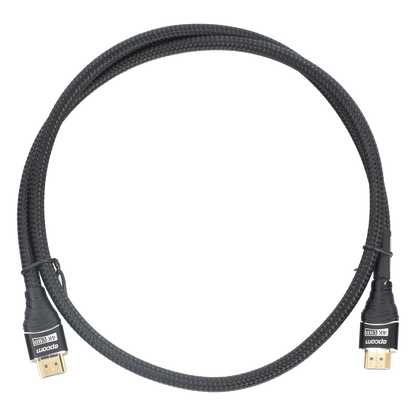 Cable HDMI de 1 Metro (3.28 Pies) | Alta Definición | Longitud | Versión 2.0 | Alta Velocidad 18Gbps | 4K@60Hz | Conectores Chapados en Oro | Tipo