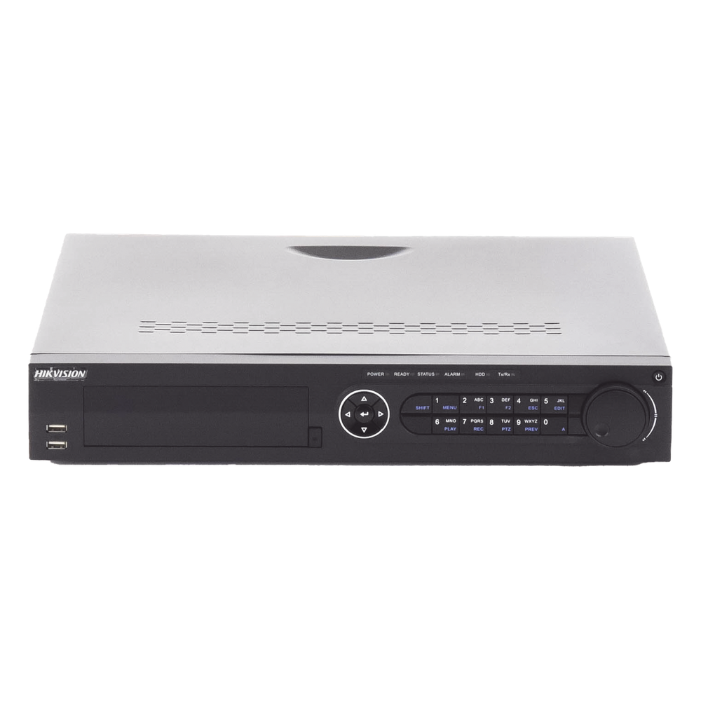 DVR 32 Canales TurboHD + 16 Canales IP / 3K Lite / 5 Megapixel Lite / 4 Bahías de Disco Duro / Audio por Coaxitron / AcuSense / POS / Videoanalisis