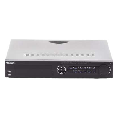 DVR 32 Canales TurboHD + 16 Canales IP / 3K Lite / 5 Megapixel Lite / 4 Bahías de Disco Duro / Audio por Coaxitron / AcuSense / POS / Videoanalisis