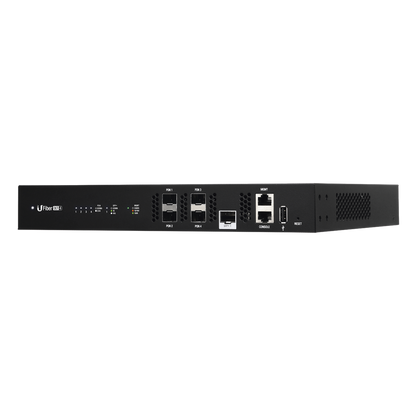 UFiber GPON OLT, Terminal de línea óptica hasta 512 ONUs concurrentes, con 4 puertos SFP GPON + 1 puertos SFP+ 10 G