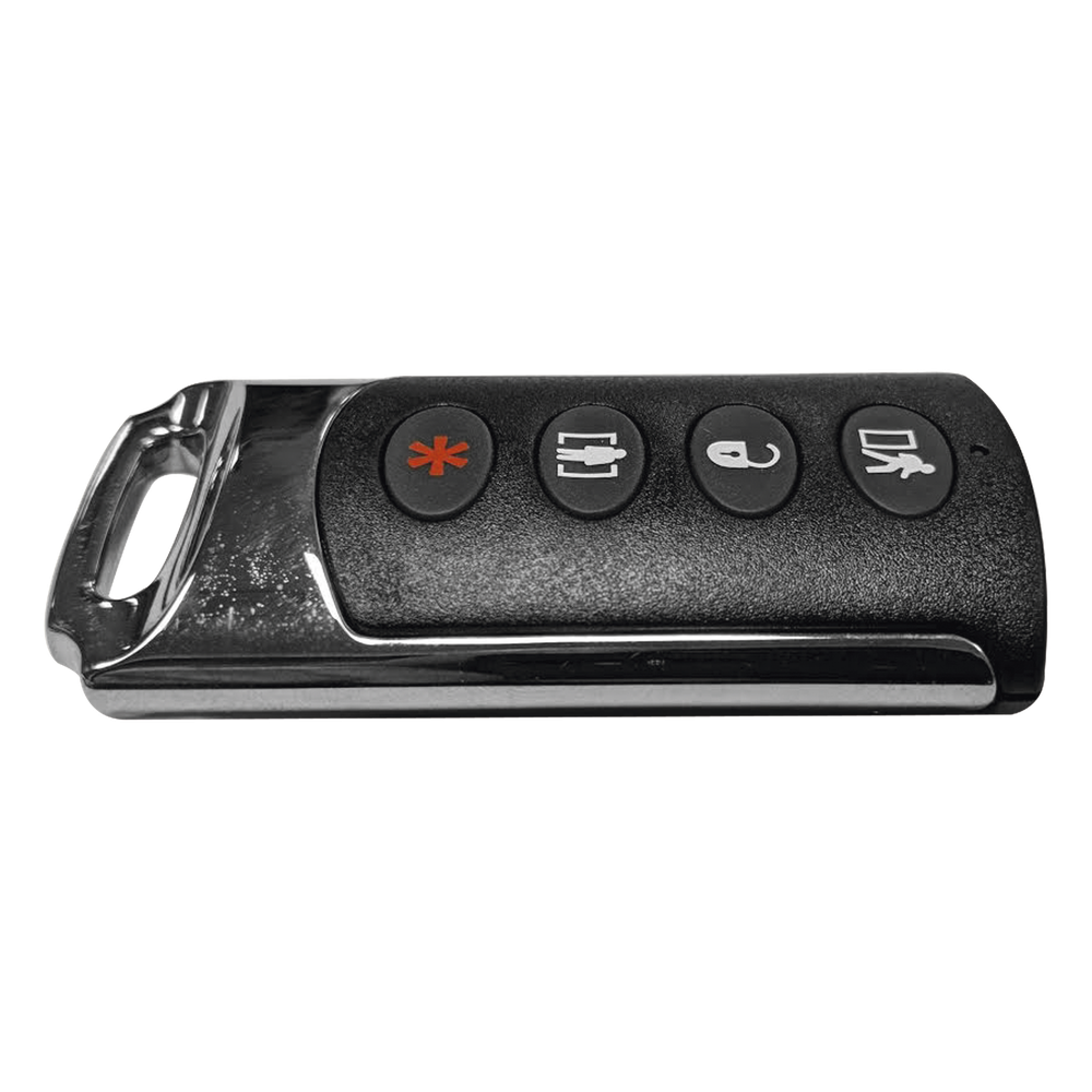 Llavero Remoto Inalámbrico 4 Botones / Uso Rudo / Armado Total/Parcial/Desarmado/Pánico / 345 MHz / Batería 5 Años / Compatible Honeywell y PRO4GLTEM