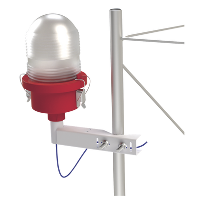 Herraje para Lámpara de Obstrucción LED Modelo EI-LBIB/OL1-VLED2- IR/ OL2-VLED2-IR