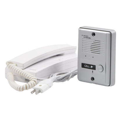 Kit de audio portero con un auricular (expandible hasta 3 auriculares)