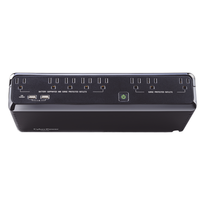 UPS de 750 VA/375 W, Topología Standby, Entrada 120 Vca NEMA 5-15P, de Escritorio, Con 8 Tomas NEMA 5-15R