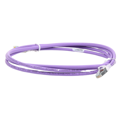 Patch Cord Z-MAX Cat6A S/FTP, CM/LS0H, 2.13 Metros (7 Pies), Color Violeta, Versión Bulk