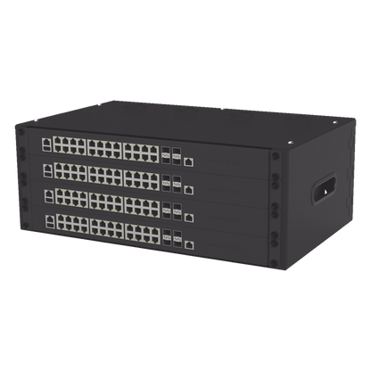 Gabinete para Montaje en Pared liviano, 4 Unidades de rack, Profundidad máxima de trabajo 250 mm, Se envía el Gabinete Armado.