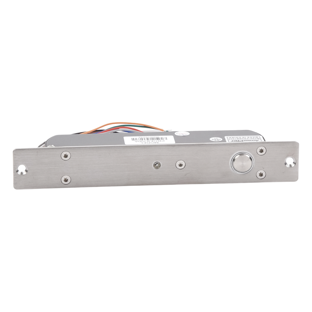 Cerradura de Perno 2000 kg de sujeción/ Abierta en caso de falla (Fail Safe)/ Con temporizador y Sensor de puerta