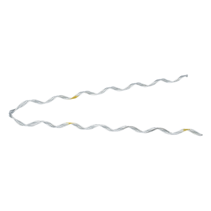 Remate Preformado de Acero Galvanizado para fibra Mini-ADSS diámetros 6 - 7 mm (Preformado con tecnología sin polvo abrasivo) Estructura de 3 Hilos