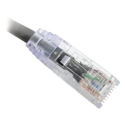 Cable de Parcheo TX6, UTP Cat6, 24 AWG, CM, Color Negro, 0.3 Metros (1 Pie)