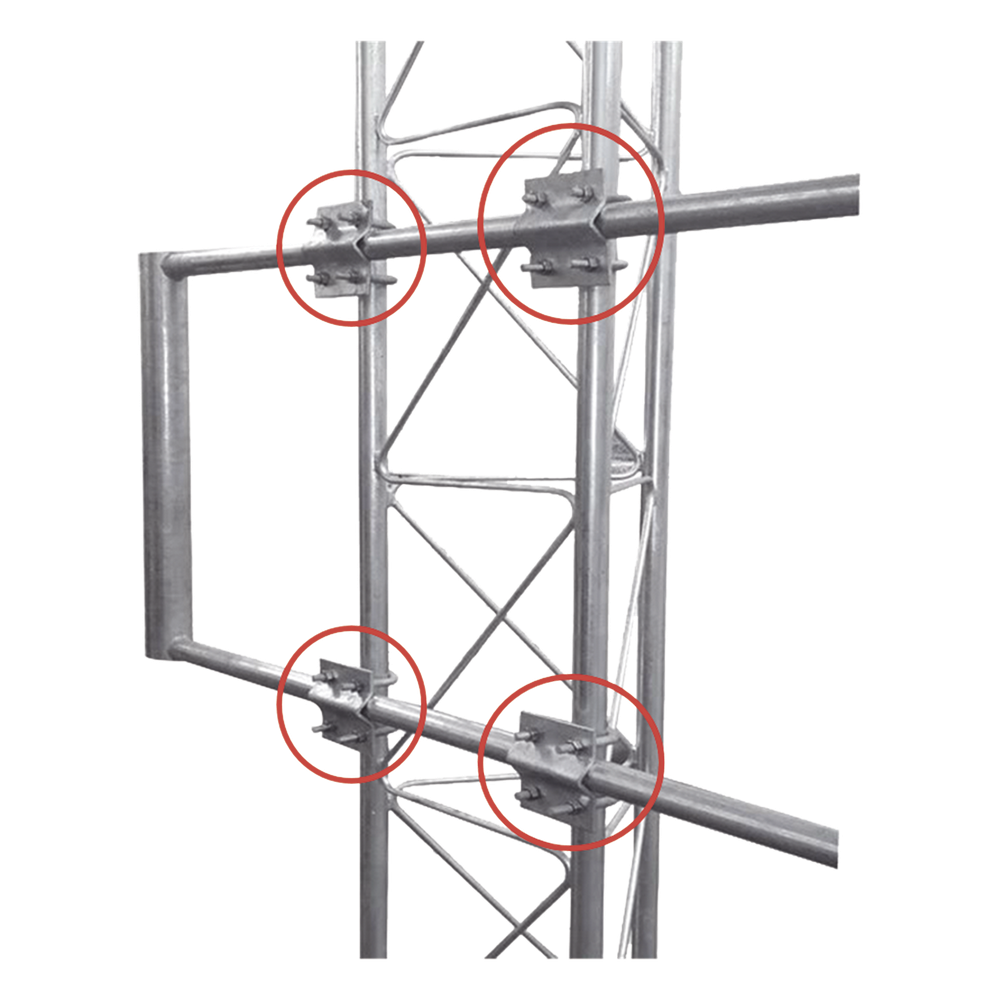 4 pzs. de Herraje Individual Tubo - Tubo compatible con SBLUE-G
