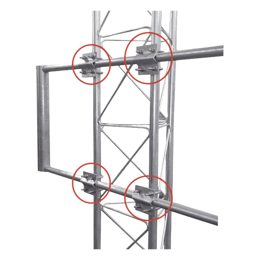 4 pzs. de Herraje Individual Tubo - Tubo compatible con SBLUE-G