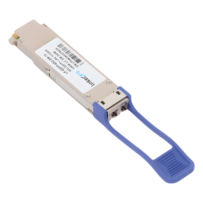 Transceptor Óptico QSFP+ (Mini-Gbic) / Monomodo 1310 nm / 40 Gbps / 40GBASE-LR4 / Conectores LC/UPC Dúplex / DDM / Hasta 10 km