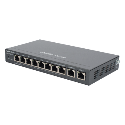 Router Balanceador con Función SD-WAN, PoE+ hasta 110 Watts, Hasta 4 Servicios de Internet y hasta 200 clientes con desempeño de 1 Gbps