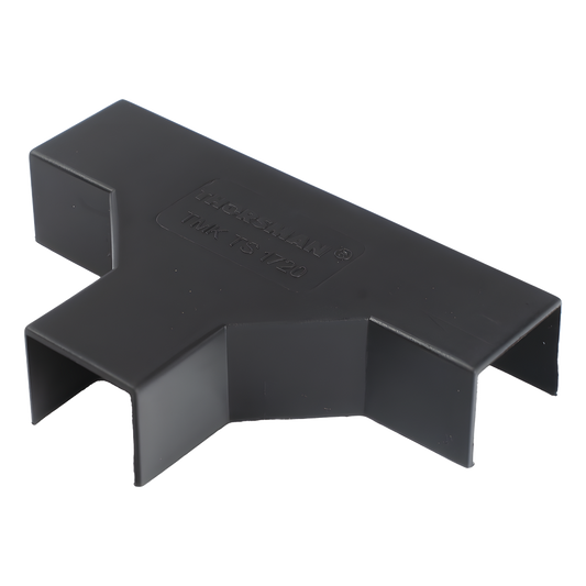 Sección en "T" Color Negro de PVC Auto Extinguible, Para Canaleta TMK-1720-N-CC (5240-02003)