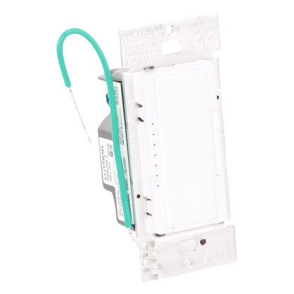 Atenuador de pared Maestro RF PRO de 120 V, 250 W en LED o 500 W incandescente, fase seleccionable y neutro opcional, para RadioRA 2, RA2 Select y
