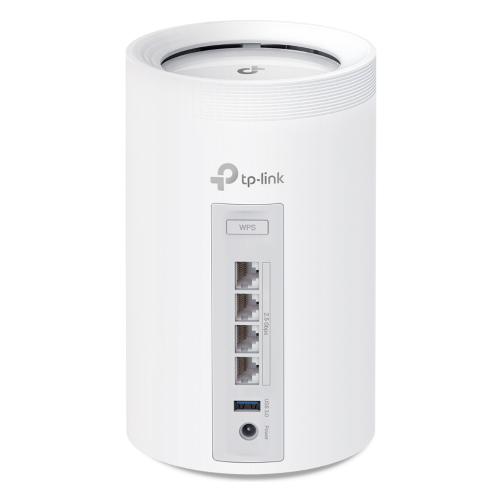 KIT 3 Routers Inalámbrico MESH Interior para Hogar / Triple Banda Wi-Fi 7 BE9300 Mbps / 2 Puerto 2.5 Gigabit WAN/LAN / 4 Antenas Internas / Operación