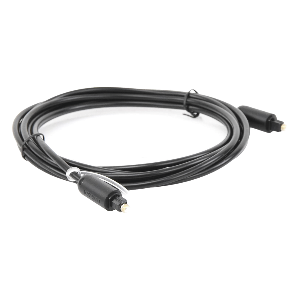 Cable Óptico Toslink (S/PDIF) de Alta Calidad para Audio Digital / 3 Metros (9.84 Pies) / Tapa de Protección / Dolby 7.1 Canales / Diseño Durable