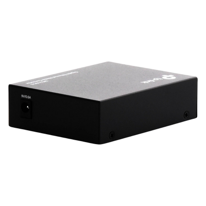 Convertidor Fibra Óptica Monomodo / 1 Puerto RJ45 10/100/1000 Mbps / Puerto Fibra Óptica SC 1000 Mbps / Hasta 20 Km / Plug and Play