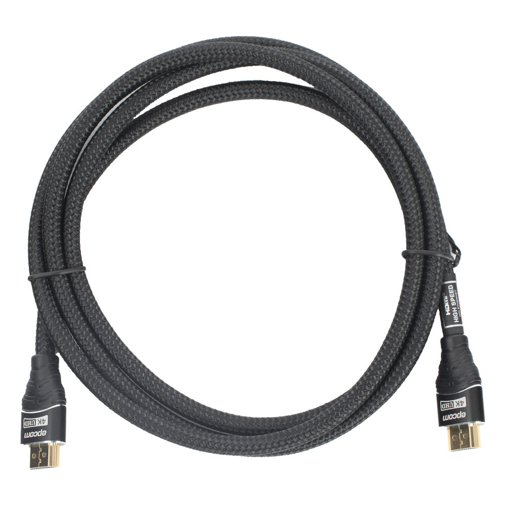Cable HDMI de 1.8 Metros (5.91 Pies) | Alta Definición | Longitud | Versión 2.0 | Alta Velocidad 18Gbps | 4K@60Hz | Conectores Chapados en Oro | Tipo