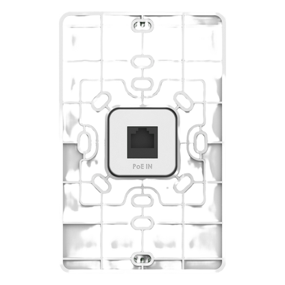 Punto de acceso Wi-Fi 6 802.11ax de pared, MU-MIMO 2x2:2 (2.4G) y 3x3:2 (5G), Throughput inalámbrico de 3 Gbps y 4 puertos Gigabit cableados